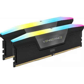 Corsair Vengeance RGB 32 GB (2x16 GB) DDR5-6000 CL38 geheugenkit, zwart