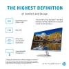 Monitor HP M27fq 27 inch Quad HD 2560x1440 IPS LCD, 300 cd/m², 75 Hz, 5 ms, zilver