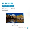 Monitor HP M27fq 27 inch Quad HD 2560x1440 IPS LCD, 300 cd/m², 75 Hz, 5 ms, zilver