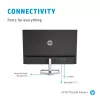 Monitor HP M27fq 27 inch Quad HD 2560x1440 IPS LCD, 300 cd/m², 75 Hz, 5 ms, zilver
