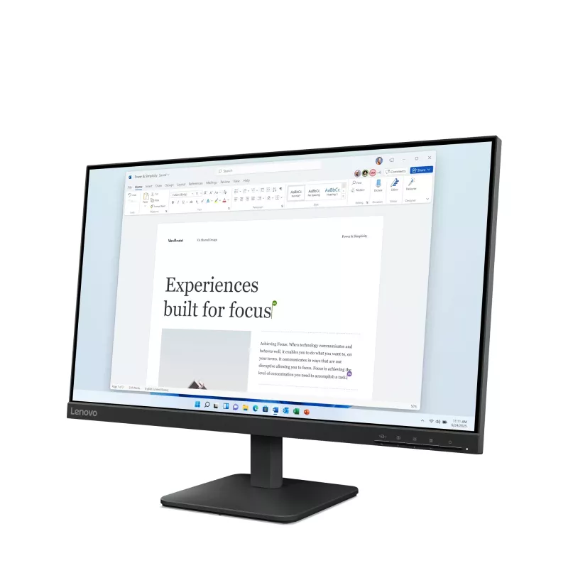 Lenovo L24-4e computermonitor 60,5 cm (23,8 inch) 1920 x 1080 pixel Full HD LCD zwart