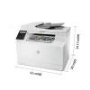 HP Color LaserJet Pro MFP M183fw, Laser, kleurendruk, 600 x 600 DPI, A4, direct printen, wit