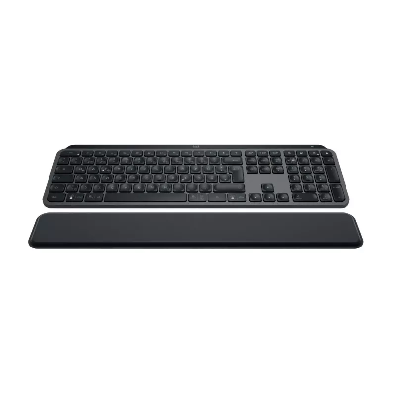 LOGITECH MX Keys S Toetsenbord grafiet met polssteun QWERTZ Duits