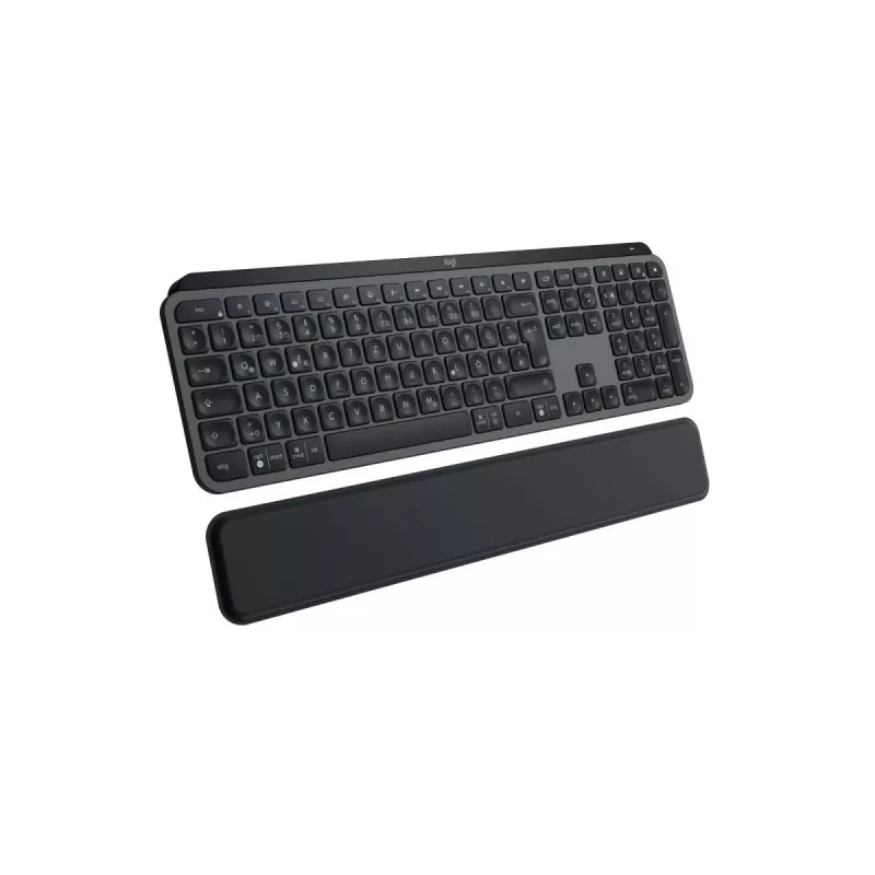 LOGITECH MX Keys S Toetsenbord grafiet met polssteun QWERTZ Duits