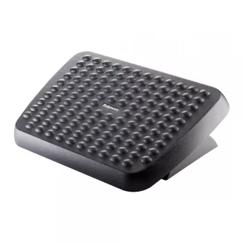 Voetsteun Fellowes Standaard ergonomische voetsteun onder het bureau, zwart, in hoogte verstelbaar, 330 mm breed
