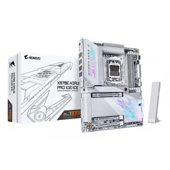 Moederbord GIGABYTE X870E AORUS PRO X3D ICE, AMD AM5, ATX