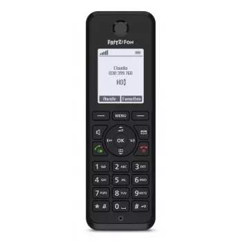 DECT-telefoon FRITZ Fon M3 draadloze handset nummerherkenning zwart