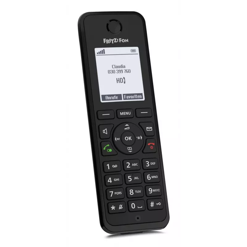 DECT-telefoon FRITZ Fon M3 draadloze handset nummerherkenning zwart