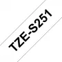 Brother extra sterke tape, zwart op wit, TZ, zwart, wit, thermotransfer, Filipijnen, 5 jaar