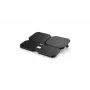 Koelpad DeepCool MULTI CORE X6 — 4 ventilatoren, voor 15,6 inch laptops, USB-gevoed, 380×295×24 mm, 2 USB-aansluitingen
