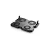 Koelpad DeepCool MULTI CORE X6 — 4 ventilatoren, voor 15,6 inch laptops, USB-gevoed, 380×295×24 mm, 2 USB-aansluitingen