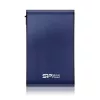 Silicon Power Armor A80 externe harde schijf, 2 TB, 2,5 inch, USB 3.1 Gen 1, blauw