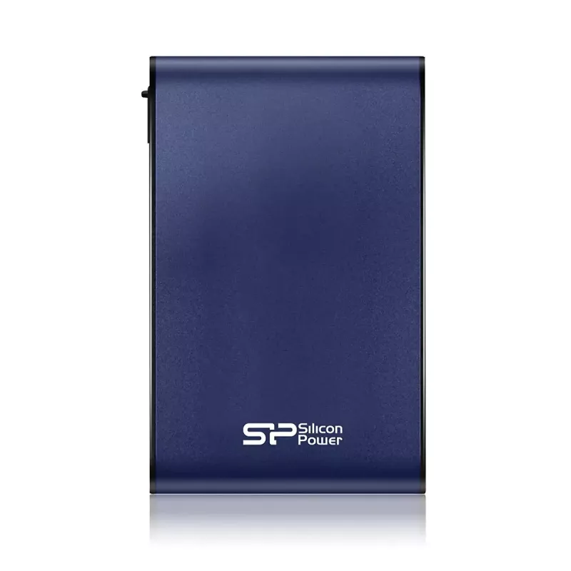 Silicon Power Armor A80 externe harde schijf, 2 TB, 2,5 inch, USB 3.1 Gen 1, blauw
