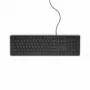 Dell KB216 standaard, bedraad, toetsenbordindeling Russisch, zwart, numeriek toetsenblok