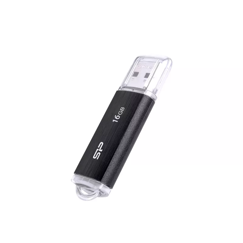 SILICON POWER Ultima U02 - 16GB USB-stick - USB 2.0 - zwart (moq-30)
