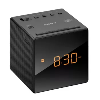 Sony ICF-C1, klok, AM, FM, 87.5 - 108 MHz, 531 - 1602 kHz, 0.1 W, 6.6 cm
