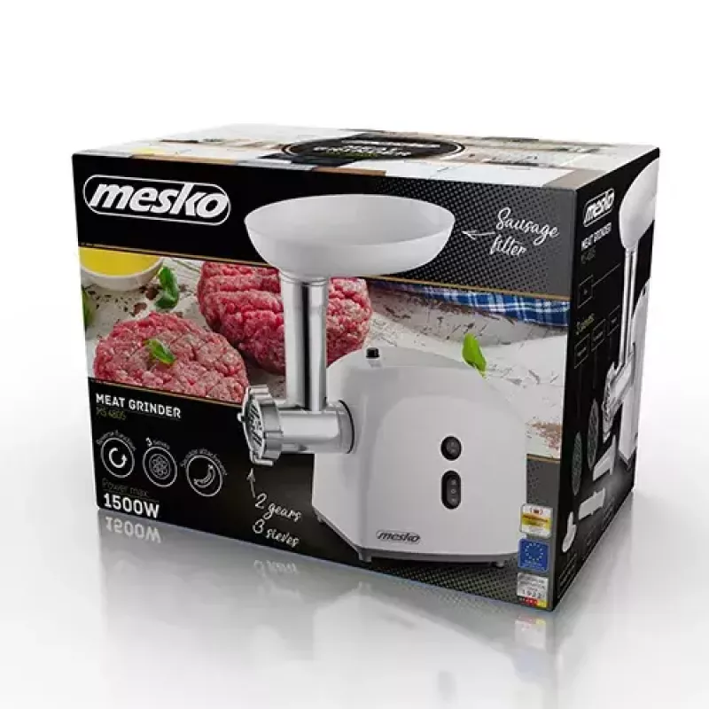 Vleesmolen Mesko Home MS 4805 600 W wit