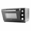 Caso TO 20 Design-Oven elektrische mini-oven, 20 l, 1500 W, heteluchtfunctie, draaispit, timer, tot 230 °C, Cool-Touch-behuizing, zwart