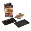 Tefal XA800912 French toast-platen voor tosti-apparaat SW852, zwart