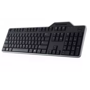 DELL Pro smartcard-toetsenbord - KB813 - Russisch (QWERTY), full-size (100%), bedraad, USB, QWERTY, zwart