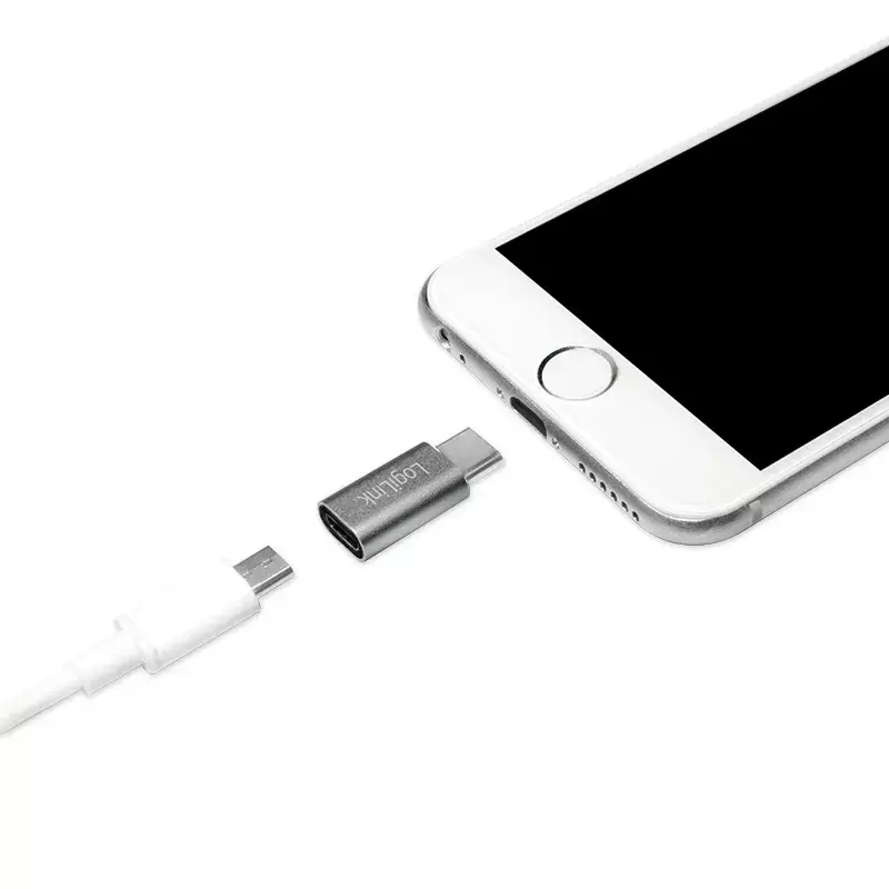 Kabeladapter LogiLink AU0040 USB 3.1 C USB 3.0 A Micro USB 2.0 aluminium