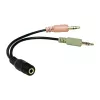 Audiokabel LogiLink CA0020 0,15 m 3,5 mm 2 x 3,5 mm zwart