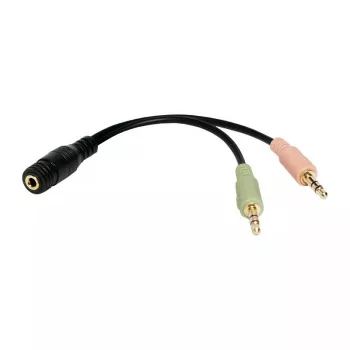 Audiokabel LogiLink CA0020 0,15 m 3,5 mm 2 x 3,5 mm zwart