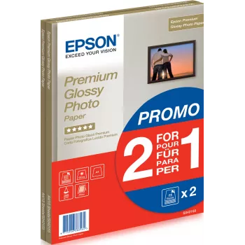 Epson Premium Glossy Photo Paper - A4 - 2x 15 vel