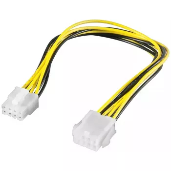 Stroomverlengkabel Goobay EPS 8-pin 0,28 m
