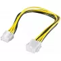 Stroomverlengkabel Goobay EPS 8-pin 0,28 m
