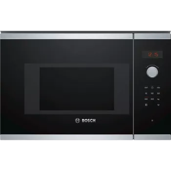 Bosch Serie 4 BFL523MS0 magnetron zwart, RVS solo-magnetron inbouw 20 L 800 W