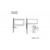 Bosch BFL520MS0 magnetron zwart, RVS combinatiemagnetron inbouw 20 l 800 W