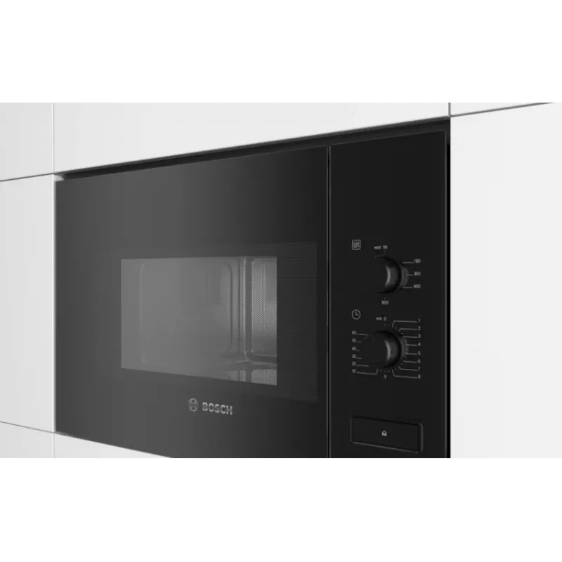 Inbouw-solo-magnetron Bosch Serie 4 BFL520MB0 — 800 W, 20 l, draaiknop, zwart