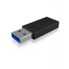 ICY BOX IB-CB015 USB Type-C 3.1 (Gen 2) USB Type-A 3.1 (Gen 2) zwart