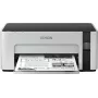 Inktjetprinter Epson EcoTank ET‑M1100 — monochroom, A4, 32 ppm, 1440×720 dpi, geïntegreerde inkttank, USB 2.0, grijs/zwart