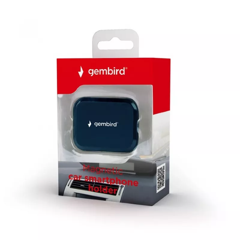 GEMBIRD Smartphone-magneethouder voor in de auto, Zwart
