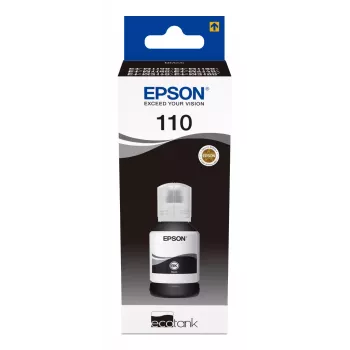 Inktfles Epson XL 110 EcoTank zwart – zwarte inkt met hoog rendement, tot 7.500 pagina's