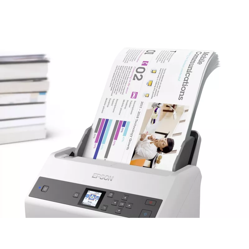 Epson WorkForce DS-970 documentenscanner 600 x 600 DPI A4 grijs, wit