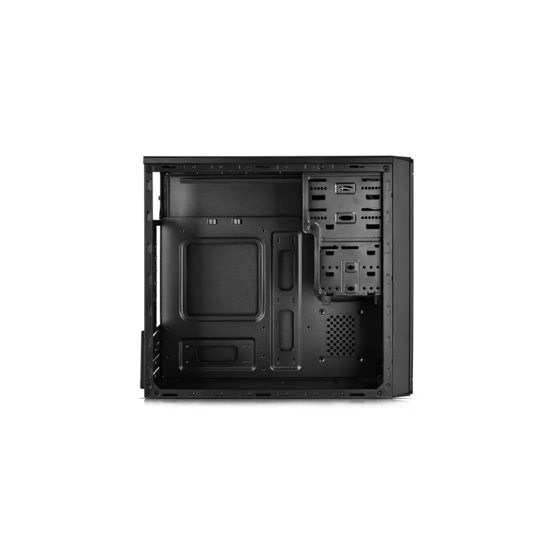 DeepCool Wave V2 DP-MATX-DPWAVE2 Mini Tower pc-behuizing, Micro ATX/Mini-ITX, videokaart tot 320 mm, cpu-koeler tot 145 mm, zonder voeding, zwart