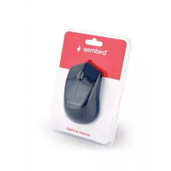 GEMBIRD muis optisch MUS-3B-02 - 3 toetsen wiel USB zwart