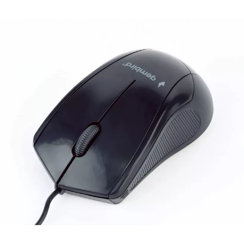GEMBIRD muis optisch MUS-3B-02 - 3 toetsen wiel USB zwart