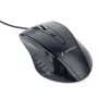 GEMBIRD USB optische rechtshandige muis MUS-4B-02 — 1200 DPI, 4 toetsen, bedraad, zwart