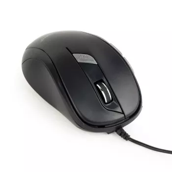 Optische muis GEMBIRD MUS-6B-01 – 6 toetsen, scrollwiel, USB, zwart