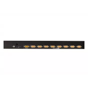ATEN 8-poorts USB - PS/2 VGA KVM-switch, 2048 x 1536 pixels, QXGA, rackmontage, 5 W, 1U, zwart