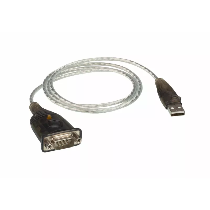 ATEN USB 2.0 naar RS-232 adapter (100 cm), zwart, metallic, 1 m, USB Type-A, DB-9, stekker, stekker
