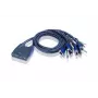 ATEN KVM-switch 4-poorts kabel-KVM USB + audio