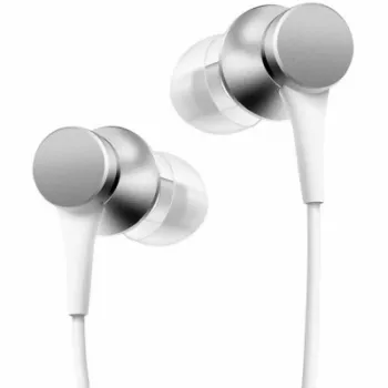 Xiaomi Mi In-Ear hoofdtelefoon Basic headset 3,5 mm aansluiting zilver, wit