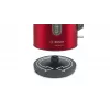 Waterkoker Bosch TWK4P434 — 1,7 L, 2400 W, zwart/rood