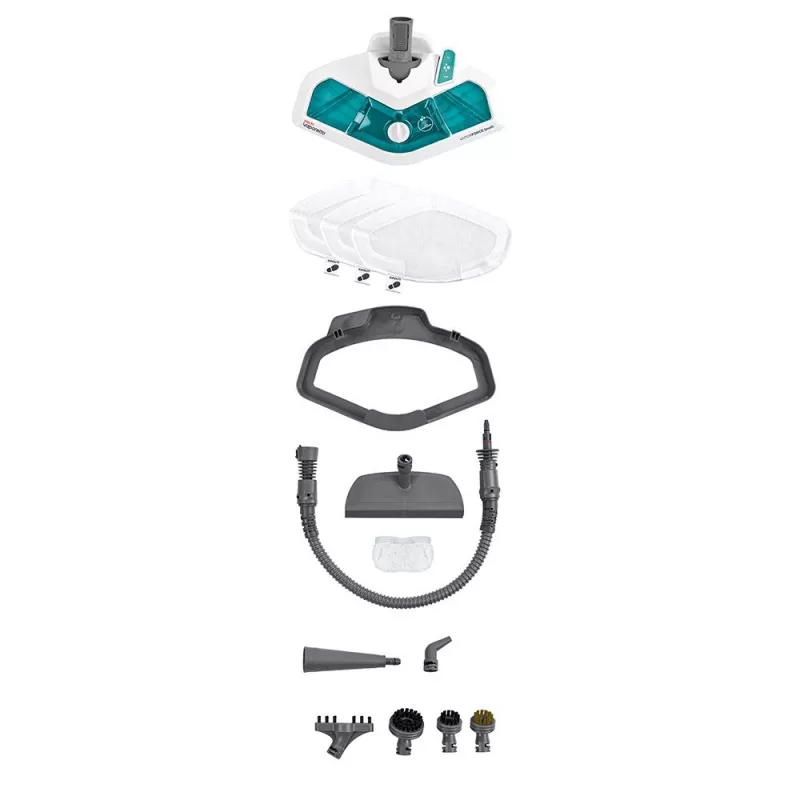 Polti Vaporetto SV450_Double stoomdweil 0,3 l 1500 W turquoise, wit