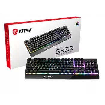 MSI Vigor GK30 gaming-toetsenbord USB QWERTY US International zwart